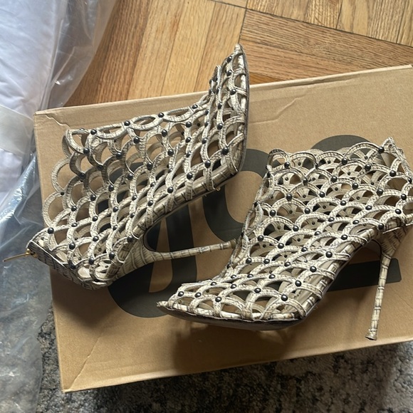 Sergio Rossi Cage Heels - 38.5 - Picture 2 of 6